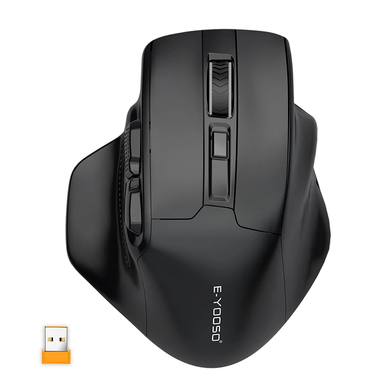 ¿Cuál es la duración de la batería de su mouse inalámbrico para juegos 2.4G bajo carga de juego continua?