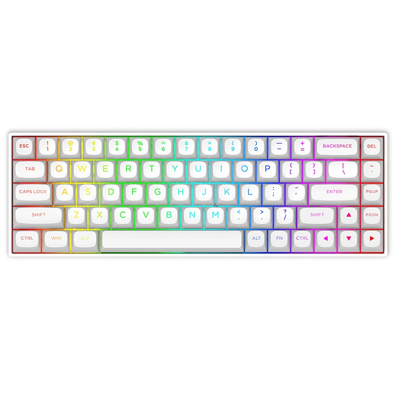 Teclado mecánico con interruptores magnéticos de 68 teclas