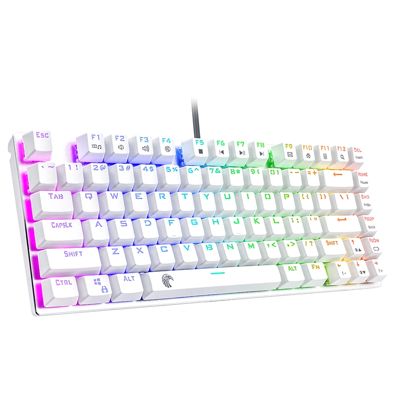 Teclado mecánico para juegos RGB de 81 teclas