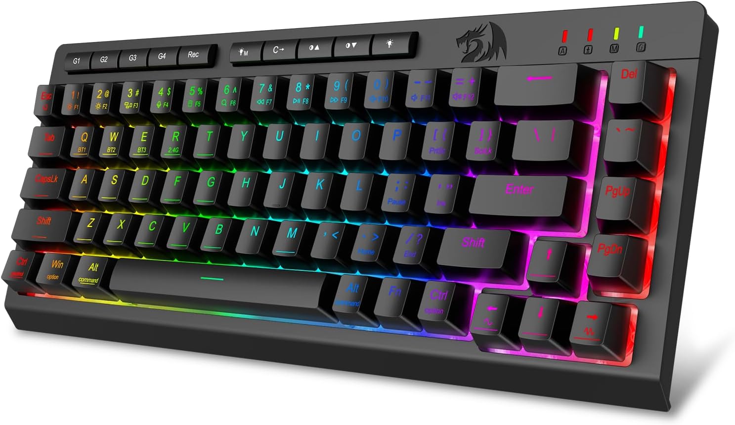 Teclado inalámbrico portátil para juegos Redragon K519 Pro