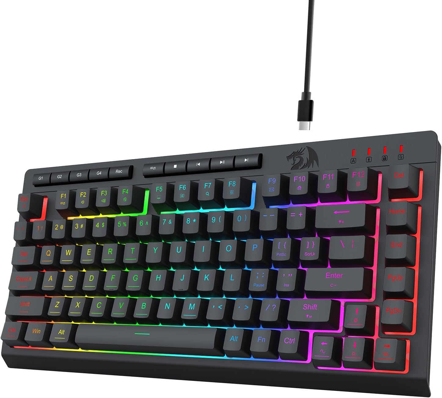 Teclado para juegos con cable Redragon K524