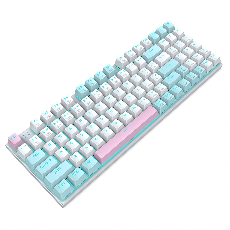 Teclado mecánico para juegos RGB de 94 teclas con cable