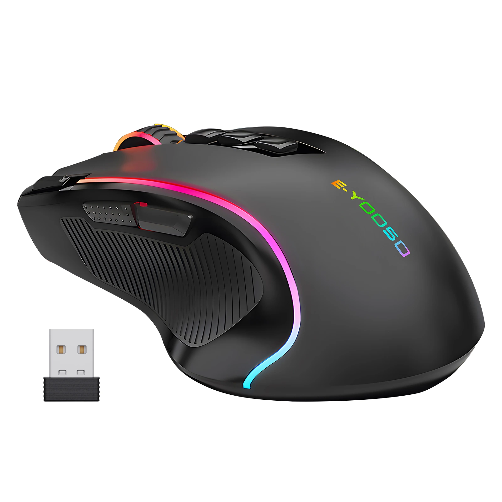 Botones programables de juego inalámbrico Ruse RGB 9