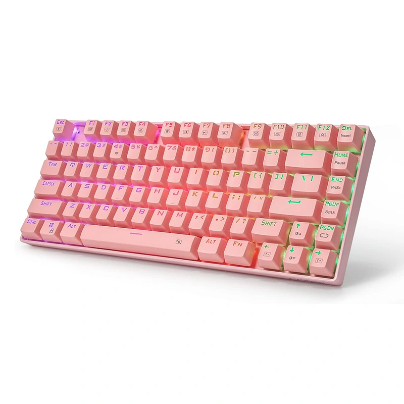 Teclado Mecánico Inalámbrico 2.4Ghz/USB 81teclas